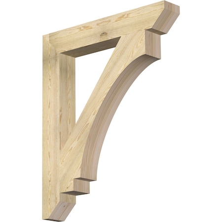 Ekena Millwork Imperial Slat Rough Sawn Bracket, Douglas Fir, 6"W x 40"D x 48"H BKT06X40X48IMP06RDF